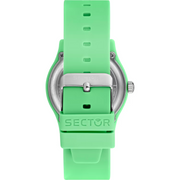 Sector H2O R3251318009 - cassa acciaio verde chiaro - cinturino plastica verde chiaro - quadrante arancione e verde scuro